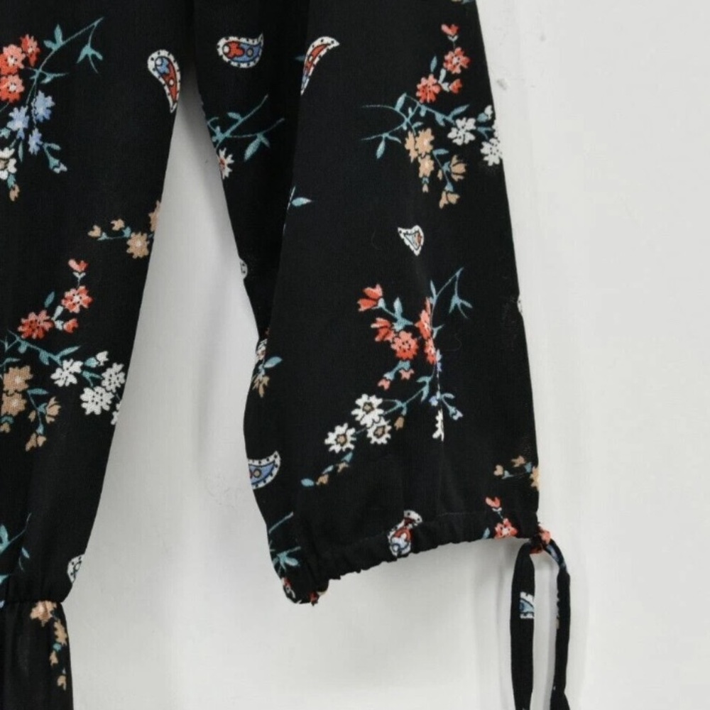 Vintage Sunshine Alley Paisley Print Midi Dress Size 6 Edgy Grunge Boho Flowy - Picture 7 of 8